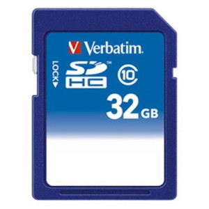 （まとめ買い）三菱化学メディア Verbatim SDHCカード 32GB Class 10 SDHC32GJVB1 〔3個セット〕