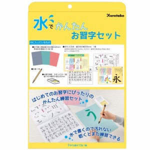 （まとめ買い）呉竹 書道セット 水でかんたんお習字 セット KN37-50 〔×3〕