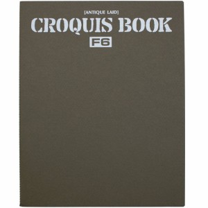 （まとめ買い）マルマン クロッキーブック アンチークレイドシリーズ F6 アンチークレイド紙 55枚 S216 〔5冊セット〕