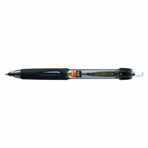 （まとめ買い）三菱鉛筆 加圧ボールペン パワータンク スタンダード ノック式 1.0mm 黒 SN200PT10.24 〔10本セット〕