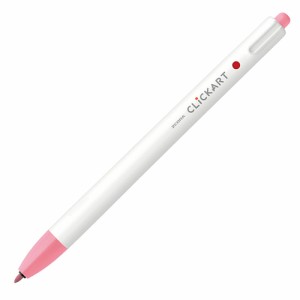 （まとめ買い）ゼブラ ノック式水性カラーペン クリッカート ピーチピンク WYSS22-PP 〔10本セット〕