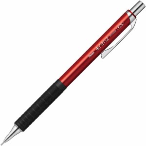 （まとめ買い）ぺんてる シャープペンシル オレンズ メタルグリップ 0.5mm レッド XPP1005G2-B 〔3本セット〕