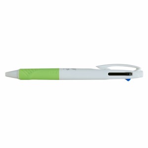 【メール便発送】三菱鉛筆 抗菌ジェットストリーム 3色ボールペン 0.7mm 白軸・緑グリップ HSXE3400A07P.1