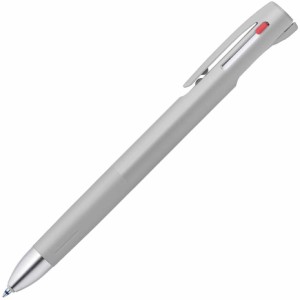 （まとめ買い）ゼブラ 3色ボールペン ブレン3C 0.5mm 軸色グレー B3AS88-GR 〔5本セット〕
