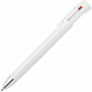 （まとめ買い）ゼブラ 3色ボールペン ブレン3C 0.5mm 軸色白 B3AS88-W 〔5本セット〕