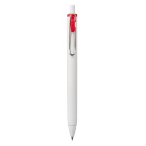 （まとめ買い）三菱鉛筆 ゲルインクボールペン ユニボールワン 0.5mm 赤 パック入 UMNS051P.15 〔10本セット〕