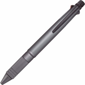 （まとめ買い）三菱鉛筆 ジェットストリーム 多機能ペン 4&1 Metal Edition メタル 0.5mm ガンメタリック MSXE5200A5.43 〔3本セット〕