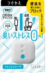 エステー 消臭力 DEOX トイレ用 つけかえ 消臭力 トイレ用 消臭・芳香剤 フレッシュソープ (6mL) 371569