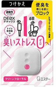 エステー 消臭力 DEOX トイレ用 つけかえ 消臭力 トイレ用 消臭・芳香剤 クリーンフローラル (6mL) 371571