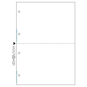 （まとめ買い）ヒサゴ マルチプリンタ帳票 抗菌紙 A4 白紙 2面 4穴 50枚 BPK2003 〔3冊セット〕