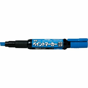 （まとめ買い）ぺんてる ペイントマーカー 太字 4〜7mm 青 MWP30-C 〔10本セット〕