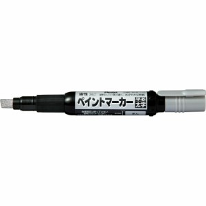 （まとめ買い）ぺんてる ペイントマーカー 太字 4〜7mm 銀 MWP30-Z 〔10本セット〕