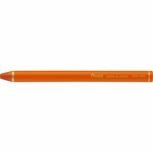 （まとめ買い）ぺんてる ヴィスタージュ 水彩色鉛筆 水彩スティック サンセットオレンジ GSS-T358 〔10本セット〕