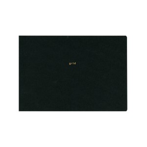 （まとめ買い）ダイゴー isshoni. ノート デスク 厚口 方眼 PC15インチ対応 ブラック R1729 〔3冊セット〕