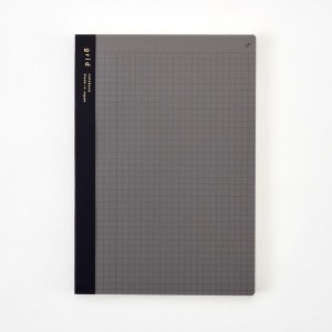 （まとめ買い）ダイゴー isshoni. ノート ナンバー A5 方眼 ブラック R1745 〔3冊セット〕