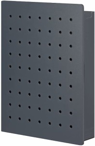 （まとめ買い）キングジム ハルペギー マグネットで貼れる収納 ペグボード Mサイズ グレー PGH200クレ 〔×3〕