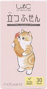 （まとめ買い）ヒサゴ 付箋 立つふせん えびにゃん TODO 30枚 UTN166 〔×5〕