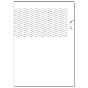 ヒサゴ 紙製トリック クリアフォルダ A4 パターン小 10枚 OP2471