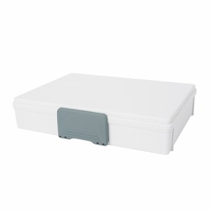 カール事務器 保管ボックス プラスチック製 A4 ホワイト HBP-200-W