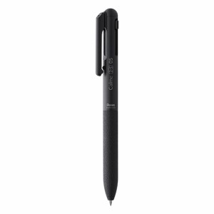 （まとめ買い）ぺんてる 多機能ペン カルム 2色（黒・赤）ボールペン0.5mm＋シャープ0.5mm ブラック BXAW355A 〔5本セット〕