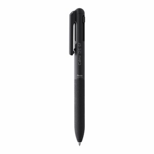 （まとめ買い）ぺんてる 多機能ペン カルム 2色（黒・赤）ボールペン0.7mm＋シャープ0.5mm ブラック BXAW375A 〔5本セット〕