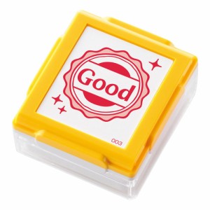 （まとめ買い）シヤチハタ いいね！スタンプくん イエロー03 GOOD PEW-A1-R-03 〔5個セット〕