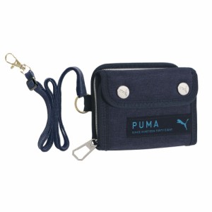 クツワ PUMA ダブルホックLCPウォレット ネイビー PM383NB