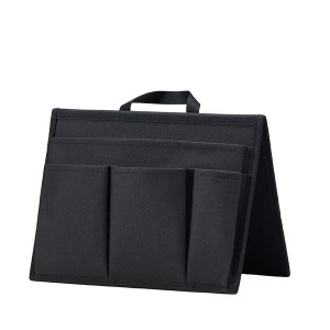 （まとめ買い）キングジム スタンドオーガナイザー バッグインバッグ B5 黒 SOZ200クロ 〔3個セット〕