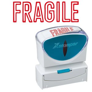 シヤチハタ Xスタンパー ビジネス用キャップレス B型 FRAGILE 赤 X2-B-10102