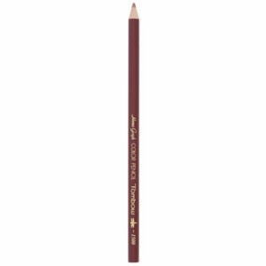 【メール便発送】トンボ鉛筆 色鉛筆 1500 単色 赤茶色 1500-30 00065725