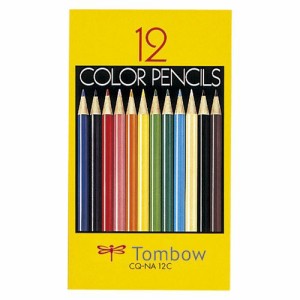 【メール便発送】トンボ鉛筆 色鉛筆紙箱12色NA CQ-NA12C 00019369