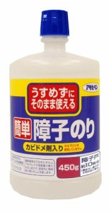 （まとめ買い）アサヒペン 簡単 障子のり 450g 〔×10〕