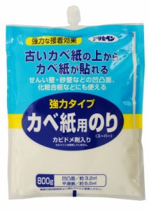 （まとめ買い）アサヒペン 強力タイプ カベ紙用のり 774 800g 〔×5〕