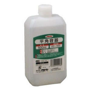 （まとめ買い）アサヒペン 平角容器 500ML 1042-03 〔×10〕