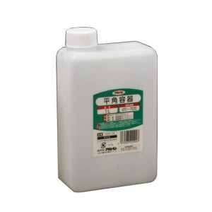 （まとめ買い）アサヒペン 平角容器 1L 1042-04 〔×10〕