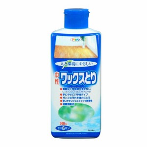 （まとめ買い）アサヒペン 人と環境にやさしい 中性ワックスとり 500ml 〔×5〕