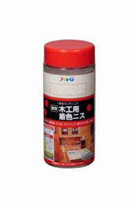 （まとめ買い）アサヒペン 油性木工用着色ニス 300ML メープル 〔3個セット〕