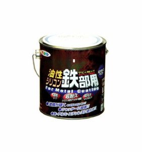 （まとめ買い）アサヒペン 油性シリコン鉄部用 0.7L グリーン 〔3缶セット〕