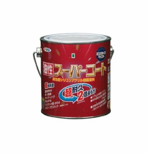 （まとめ買い）アサヒペン 油性スーパーコート 0.7L 緑 〔3缶セット〕