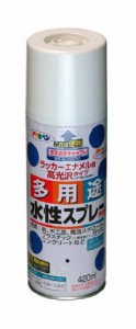 （まとめ買い）アサヒペン 水性多用途スプレー 420ML ブライトイエロー 〔3缶セット〕