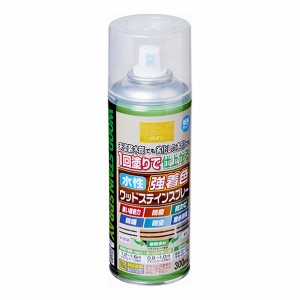 アサヒペン 水性強着色ウッドステインスプレー 300ml パイン