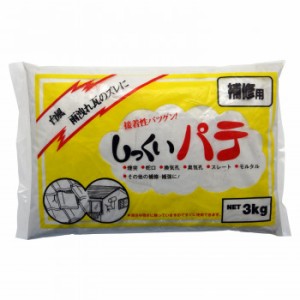 家庭化学工業 しっくいパテ 3kg ホワイト 【北海道・沖縄・離島配送不可】