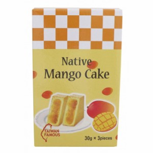 フジフードサービス 台湾 竹葉堂 フルーツケーキ マンゴーケーキ 90g (3個) 24袋 【北海道・沖縄・離島配送不可】