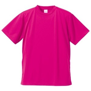 UVカット吸汗速乾ドライ Tシャツ CB5900 トロピカルピンク XL 〔 5枚セット 〕