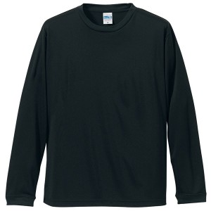 UVカット・吸汗速乾・シルキータッチロングスリーブ Tシャツ CB5089 ブラック M