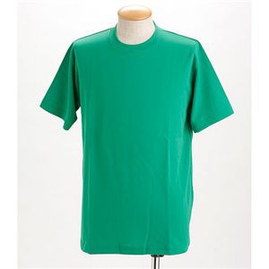 ドライメッシュTシャツ 2枚セット 白+グリーン LLサイズ