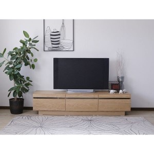 TVボード（ナチュラル） 幅約180cm [完成品］