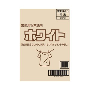 （まとめ） ロケット石鹸 ホワイト粉末洗剤濃縮タイプ 5kg／箱 1ケース（2袋） 〔×3セット〕