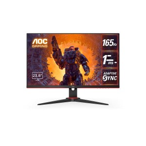 AOC 23.8型ワイド165Hz対応ゲーミング液晶ディスプレイ(23.8型/1920×1080/D-SUB、HDMI、DP/ブラック/スピーカーなし) 24G2SPE/11