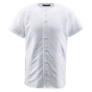 デサント（DESCENTE） フルオープンシャツ （野球） DB1010 Sホワイト L